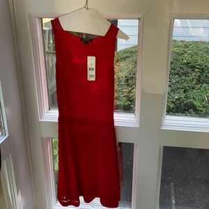 Red cocktail dress - never worn